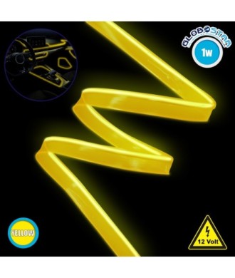 Εύκαμπτο φωτιζόμενο καλώδιο Neon Κίτρινο GloboStar 08008